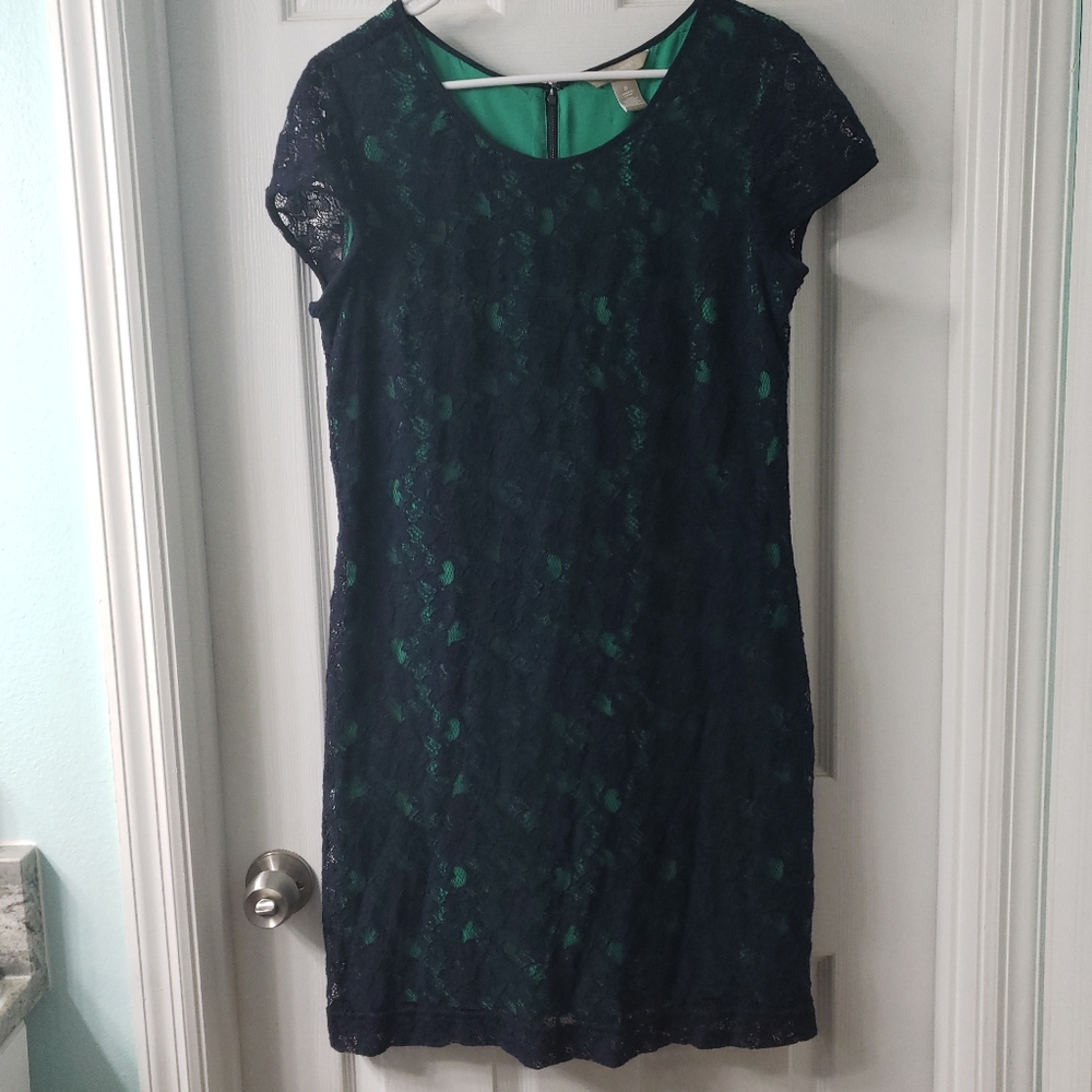 Black Lace Banana Republic Dress